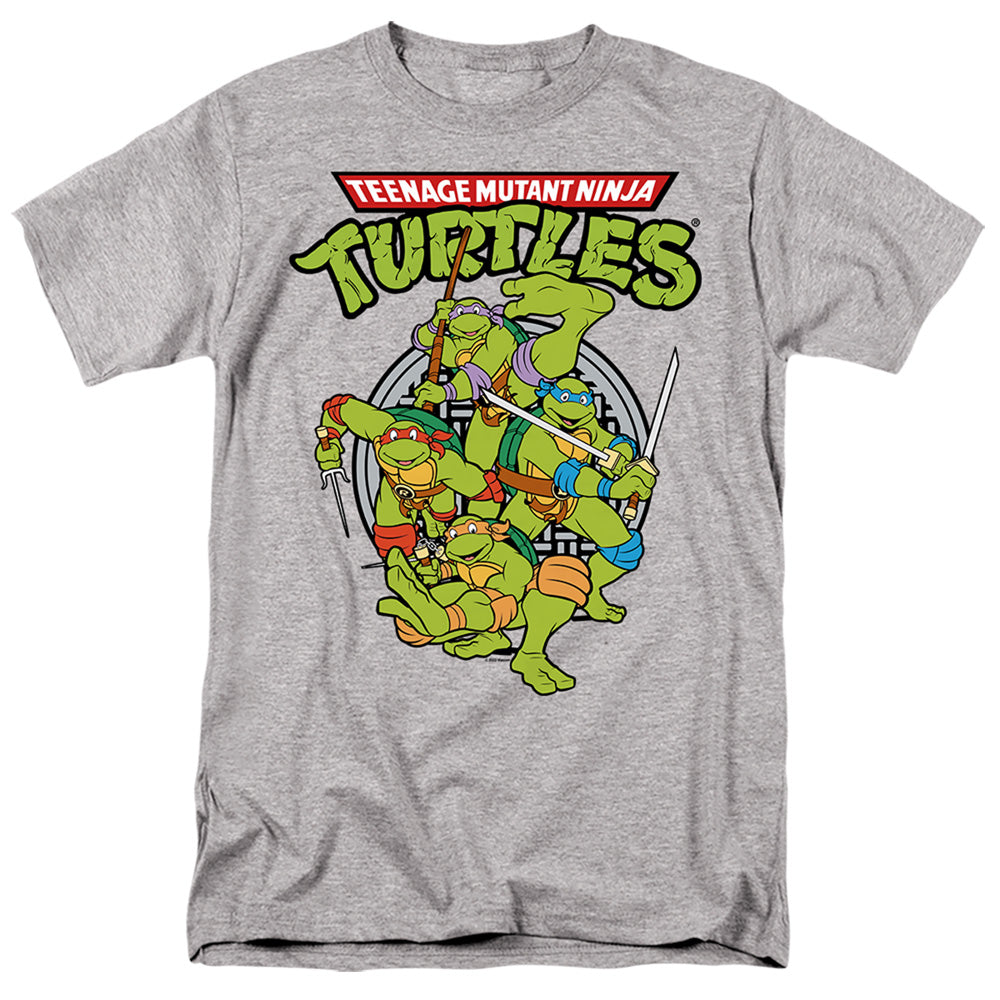 TEENAGE MUTANT NINJA TURTLES : TMNT GROUP S\S ADULT 18\1 Athletic Heather 3X