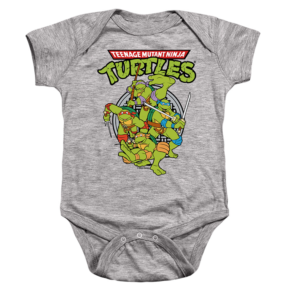 TEENAGE MUTANT NINJA TURTLES : TMNT GROUP INFANT SNAPSUIT Athletic Heather LG (18 Mo)