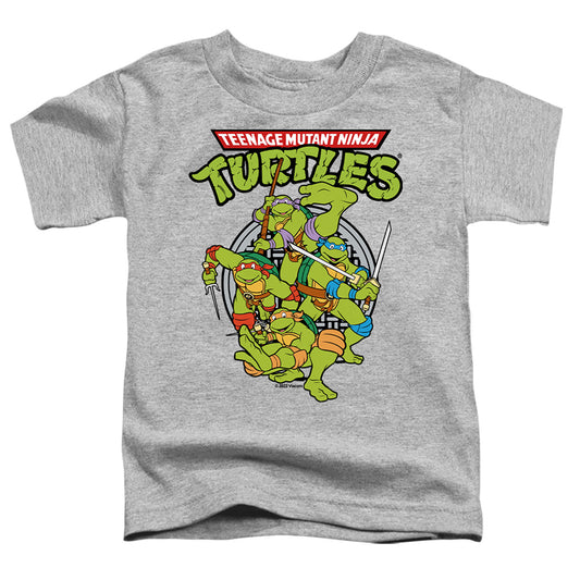 TEENAGE MUTANT NINJA TURTLES : TMNT GROUP S\S TODDLER TEE Athletic Heather LG (4T)