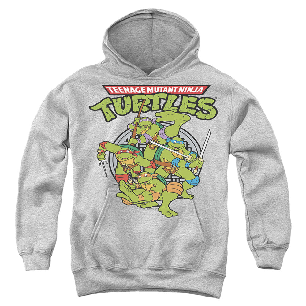 TEENAGE MUTANT NINJA TURTLES : TMNT GROUP YOUTH PULL OVER HOODIE Athletic Heather LG