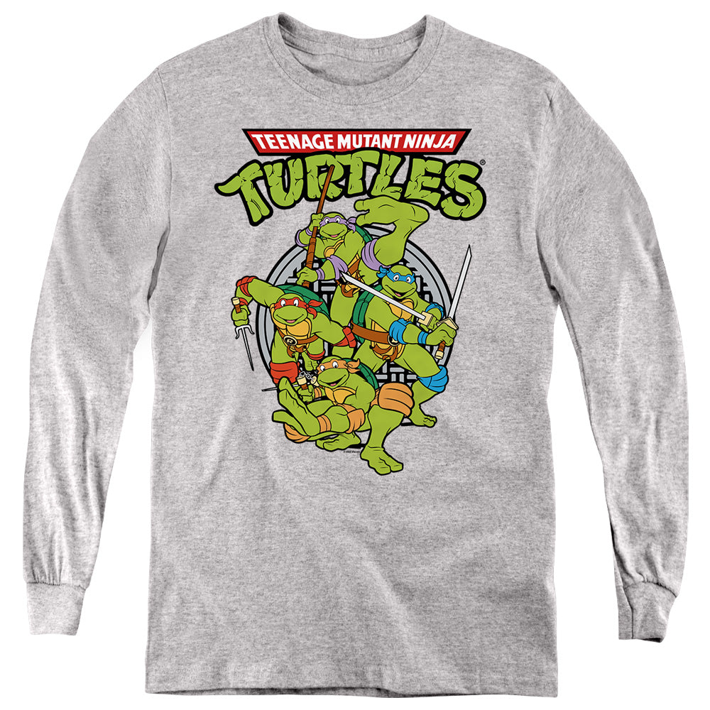 TEENAGE MUTANT NINJA TURTLES : TMNT GROUP L\S YOUTH Athletic Heather LG