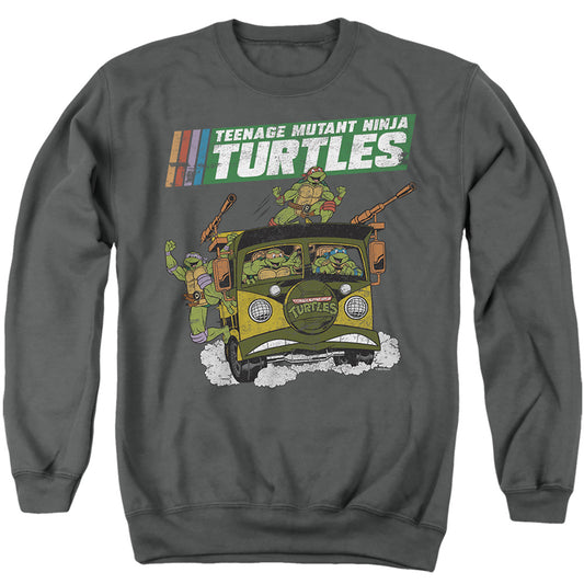 TEENAGE MUTANT NINJA TURTLES : TMNT VAN ADULT CREW SWEAT Charcoal 2X