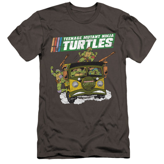 TEENAGE MUTANT NINJA TURTLES : TMNT VAN  PREMIUM CANVAS ADULT SLIM FIT 30\1 Charcoal 2X