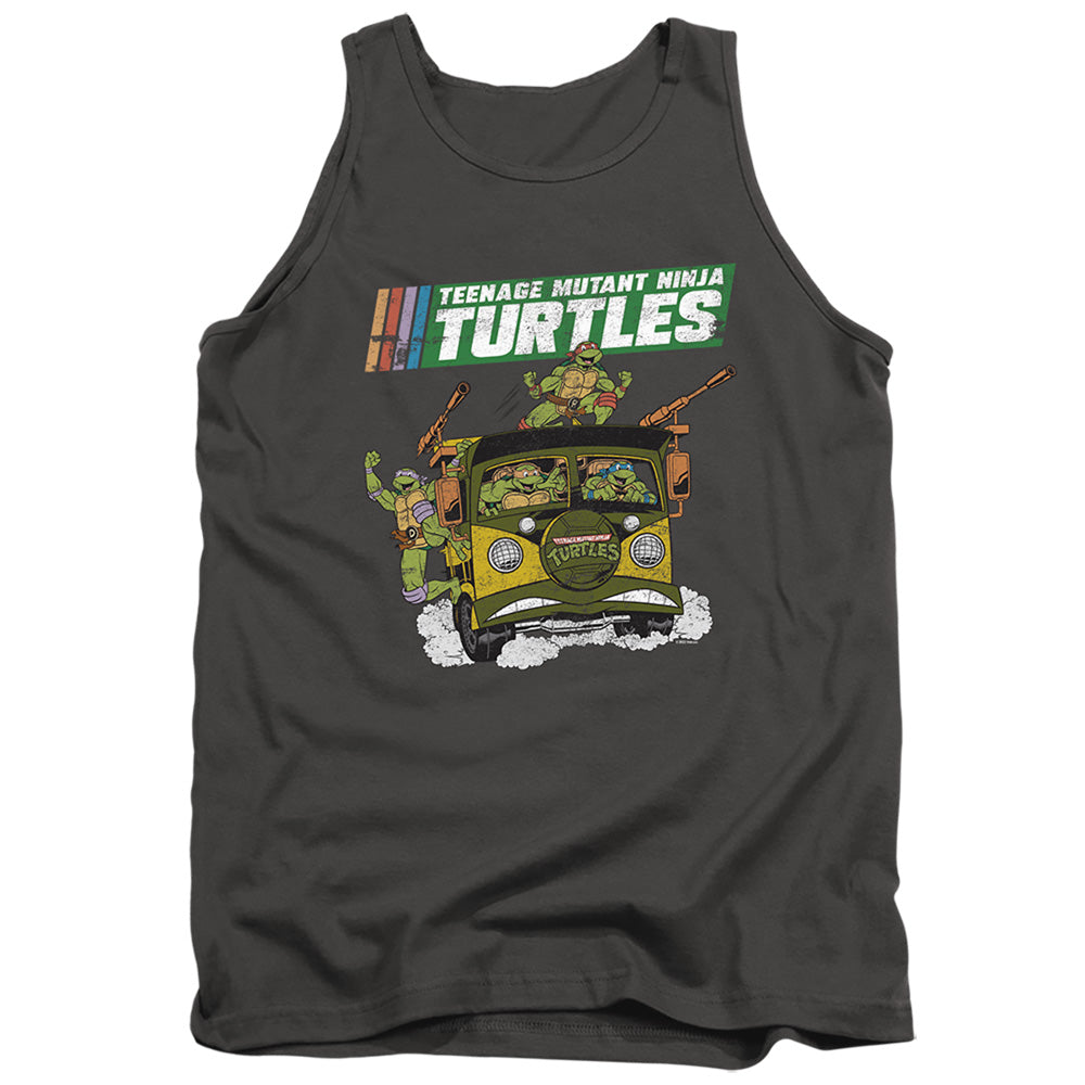 TEENAGE MUTANT NINJA TURTLES : TMNT VAN ADULT TANK Charcoal 2X