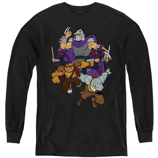 TEENAGE MUTANT NINJA TURTLES : SHREDDER AND FOOT CLAN L\S YOUTH Black XL