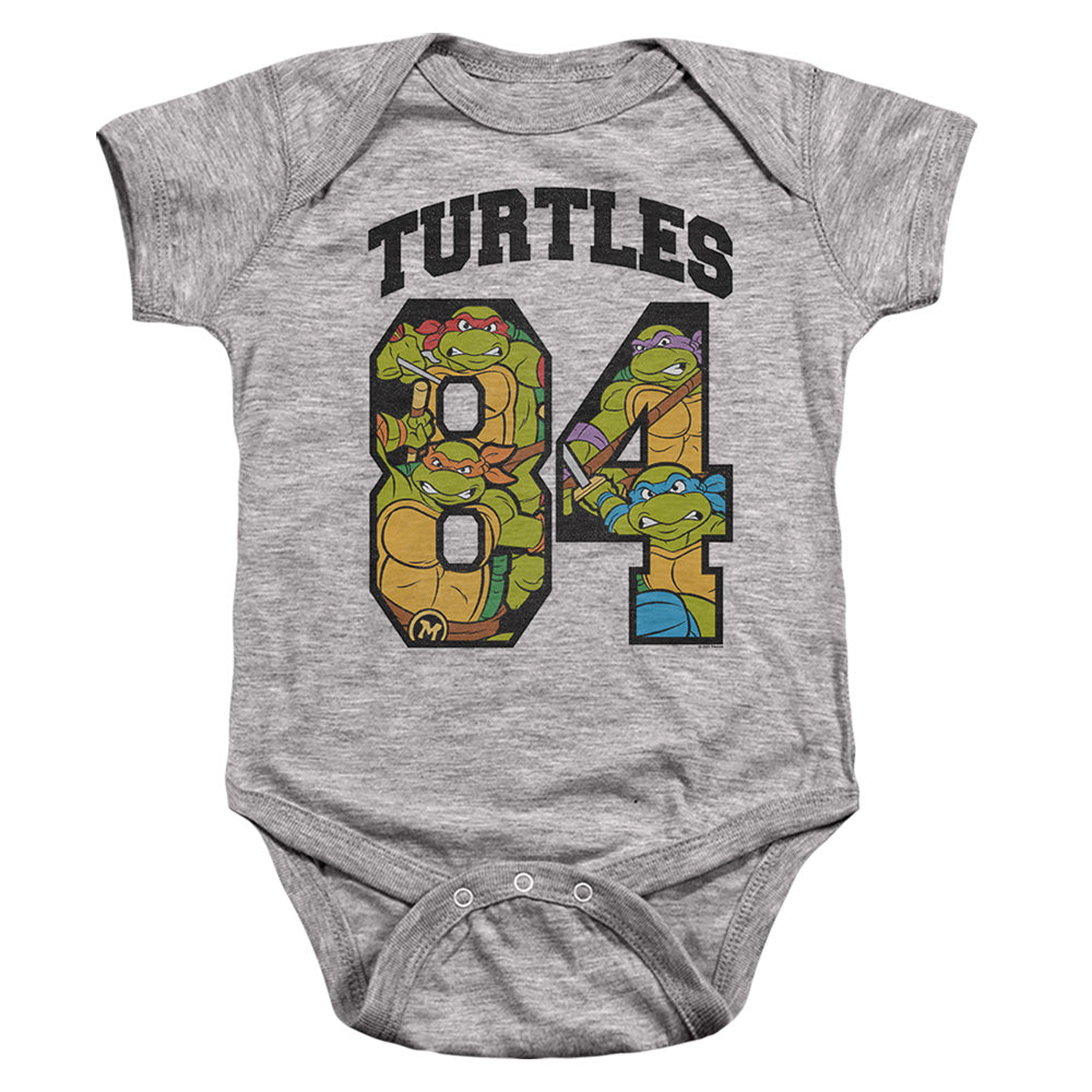 TEENAGE MUTANT NINJA TURTLES : TURTLES 84 INFANT SNAPSUIT Athletic Heather MD (12 Mo)