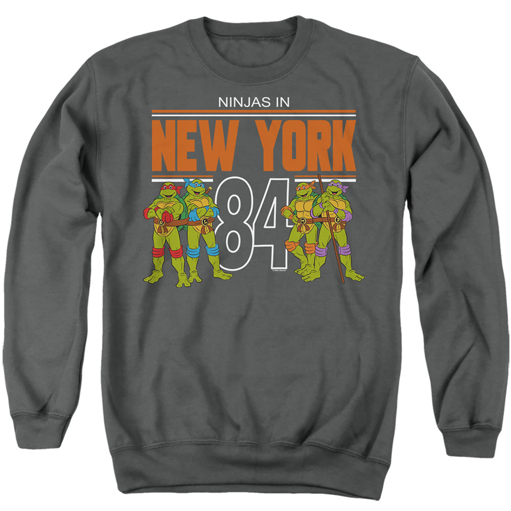 TEENAGE MUTANT NINJA TURTLES : TMNT NYC ADULT CREW SWEAT Charcoal 2X