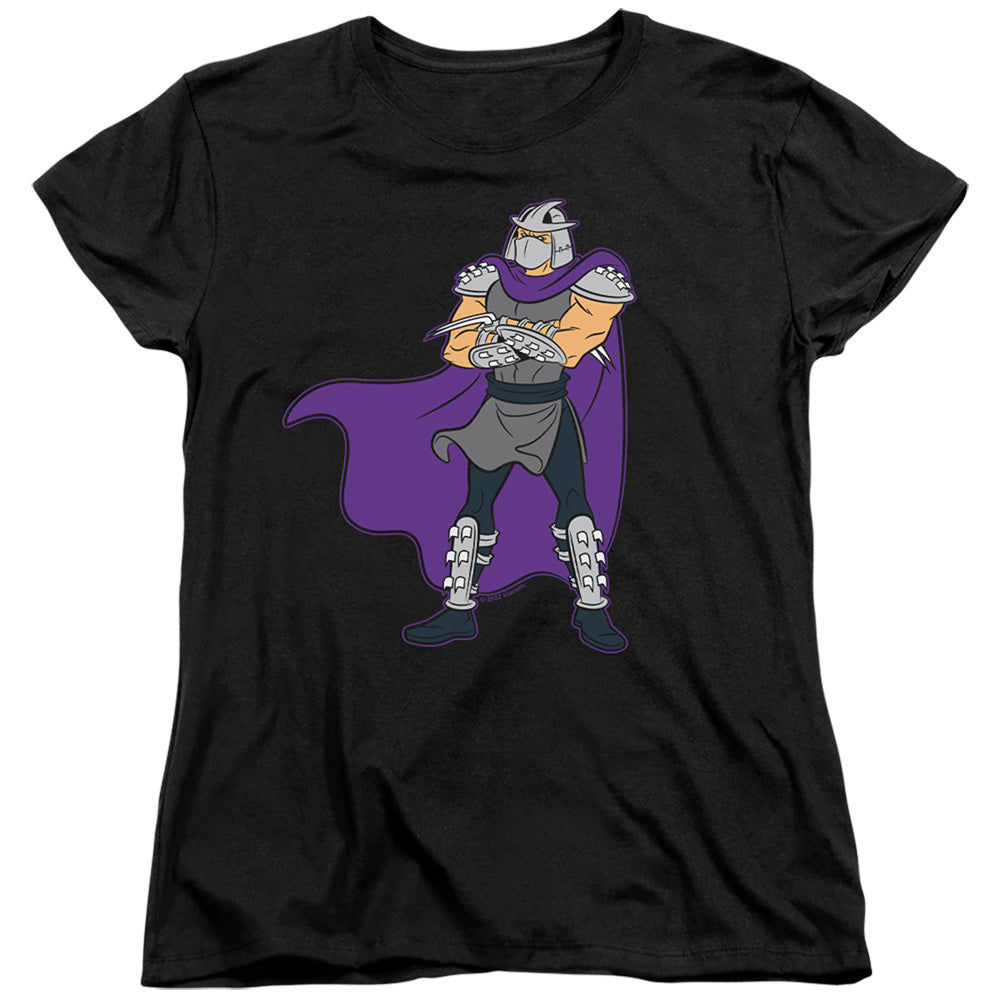 TEENAGE MUTANT NINJA TURTLES : SHREDDER WOMENS SHORT SLEEVE Black SM