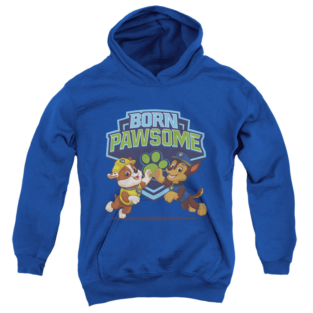 PAW PATROL : BORN PAWSOME YOUTH PULL OVER HOODIE Royal Blue SM