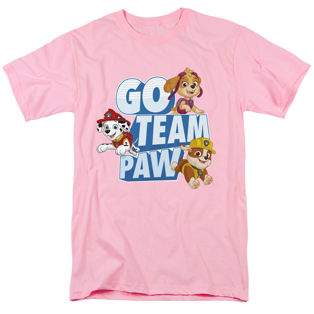 PAW PATROL : GO TEAM PAW S\S ADULT 18\1 Pink 2X