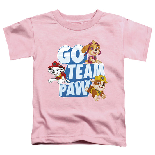 PAW PATROL : GO TEAM PAW S\S TODDLER TEE Pink LG (4T)