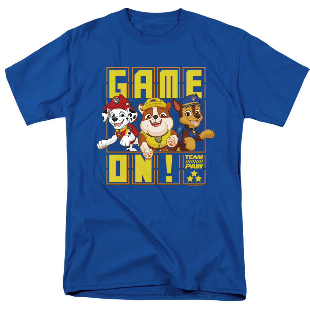 PAW PATROL : GAME ON TEAM PAW S\S ADULT 18\1 Royal Blue 2X