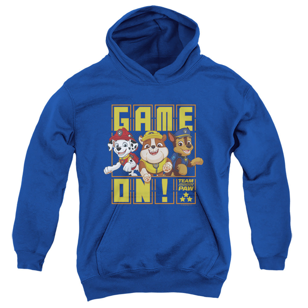 PAW PATROL : GAME ON TEAM PAW YOUTH PULL OVER HOODIE Royal Blue SM