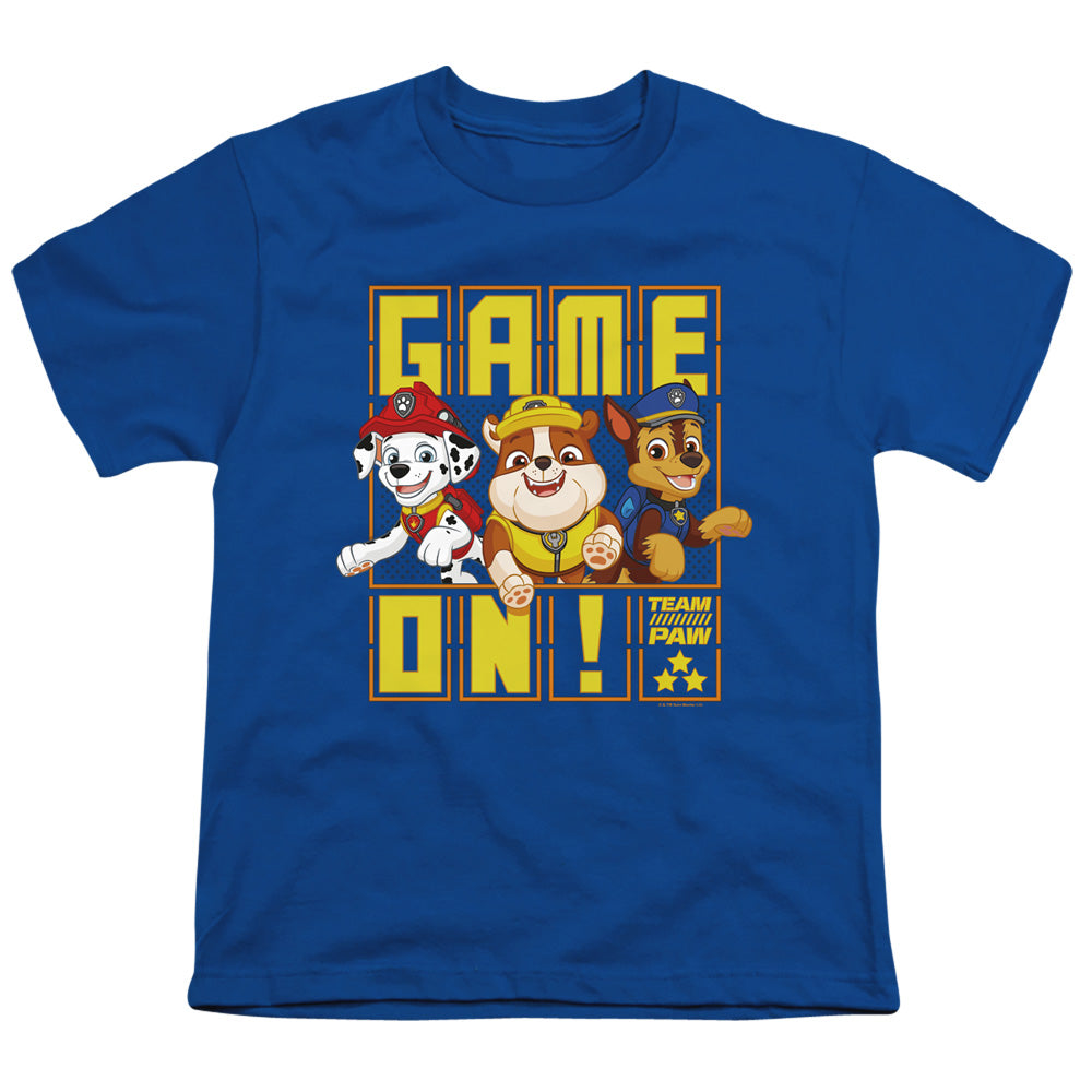 PAW PATROL : GAME ON TEAM PAW S\S YOUTH 18\1 Royal Blue LG