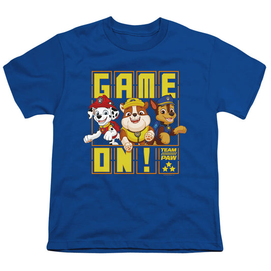 PAW PATROL : GAME ON TEAM PAW S\S YOUTH 18\1 Royal Blue XS