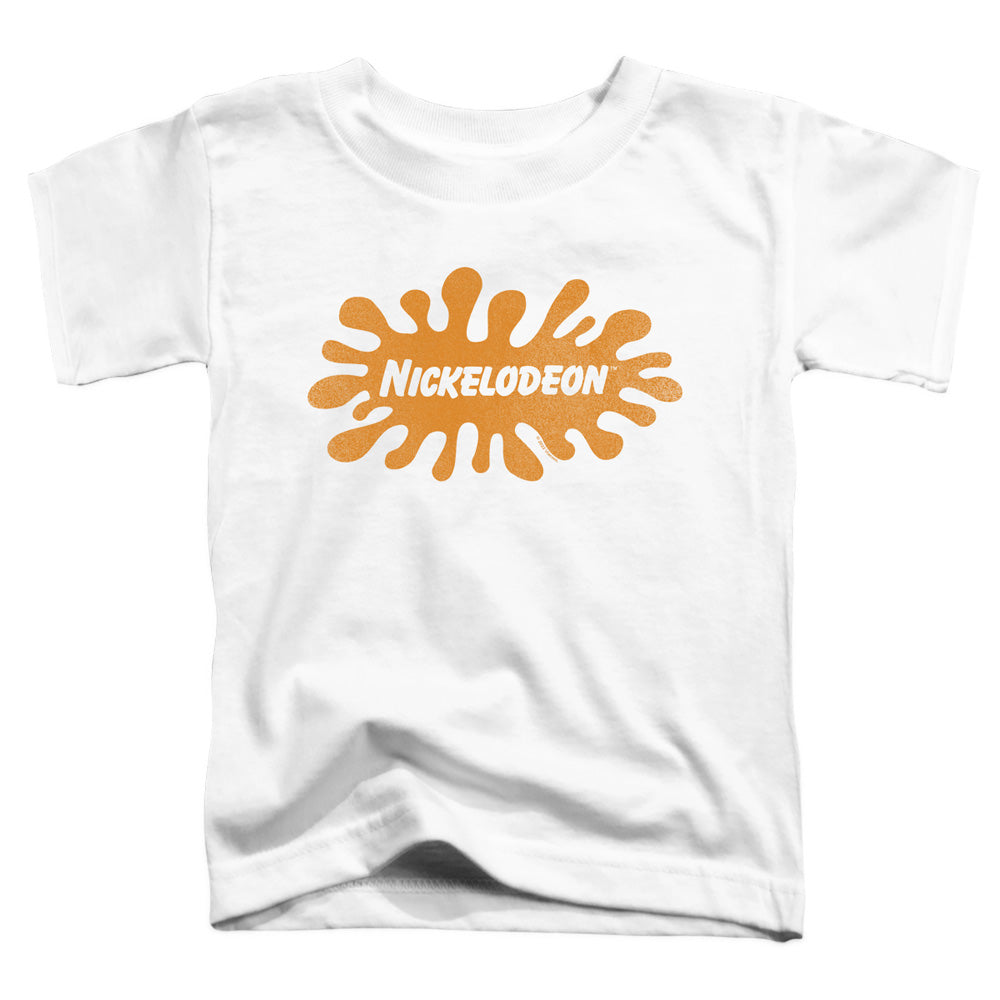 NICKELODEON BRAND : NICK RETRO SPLAT LOGO S\S TODDLER TEE White LG (4T)