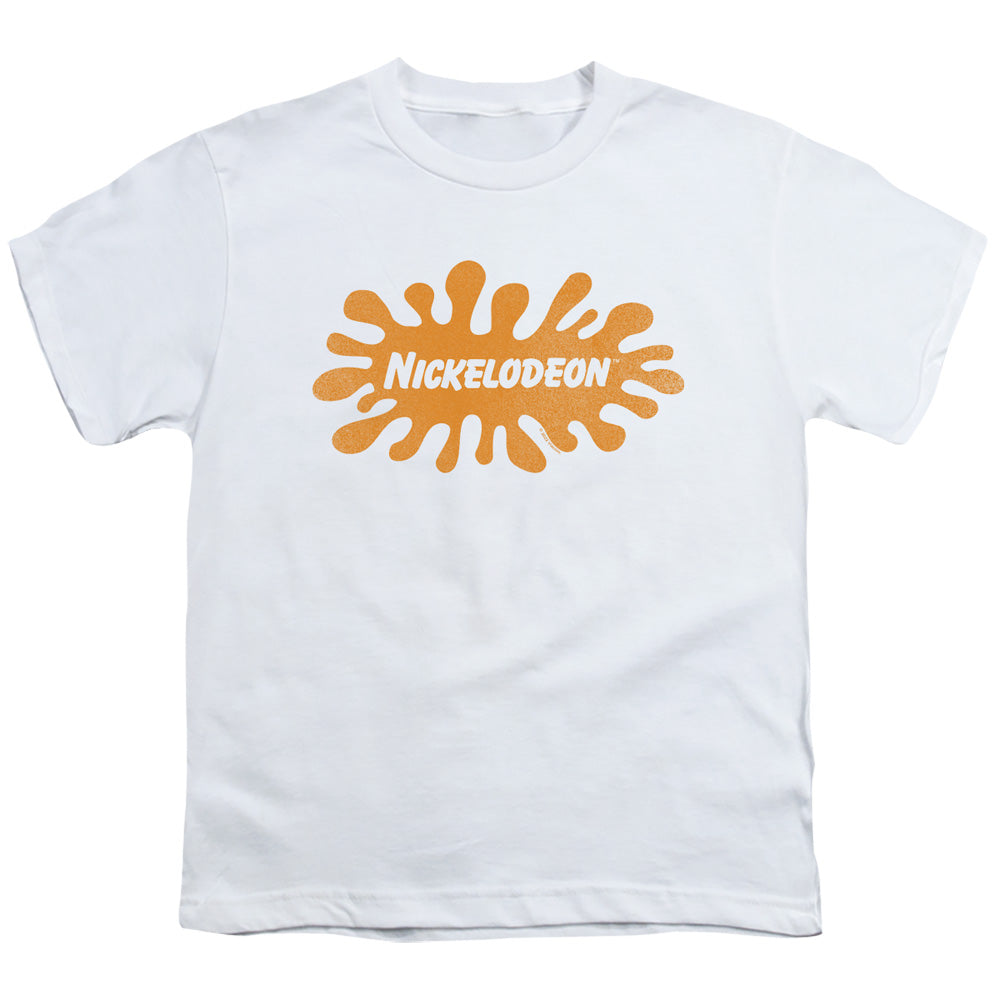 NICKELODEON BRAND : NICK RETRO SPLAT LOGO S\S YOUTH 18\1 White LG