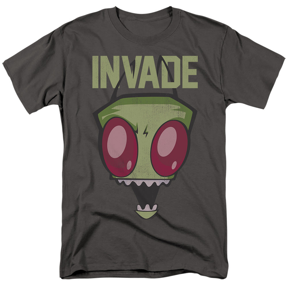 INVADER ZIM : INVADE S\S ADULT 18\1 Charcoal 4X