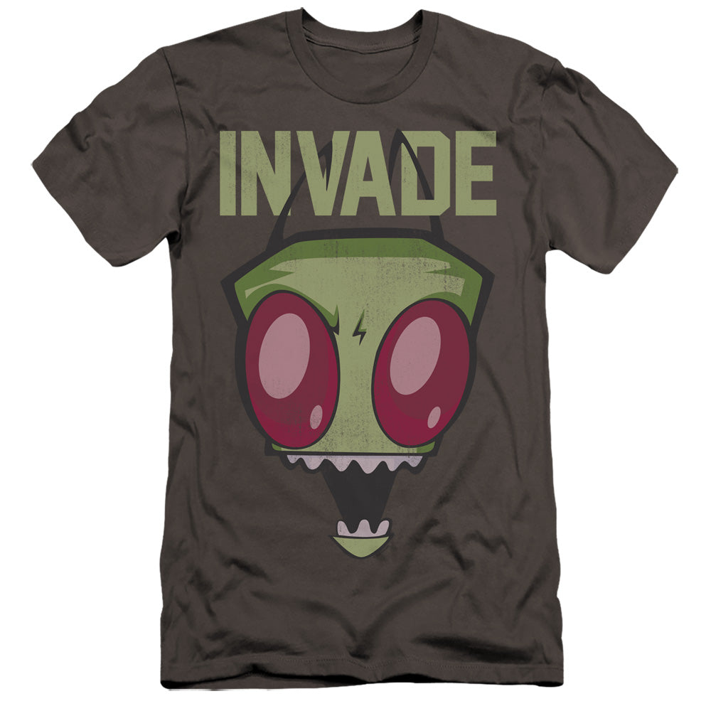 INVADER ZIM : INVADE  PREMIUM CANVAS ADULT SLIM FIT 30\1 Charcoal 2X