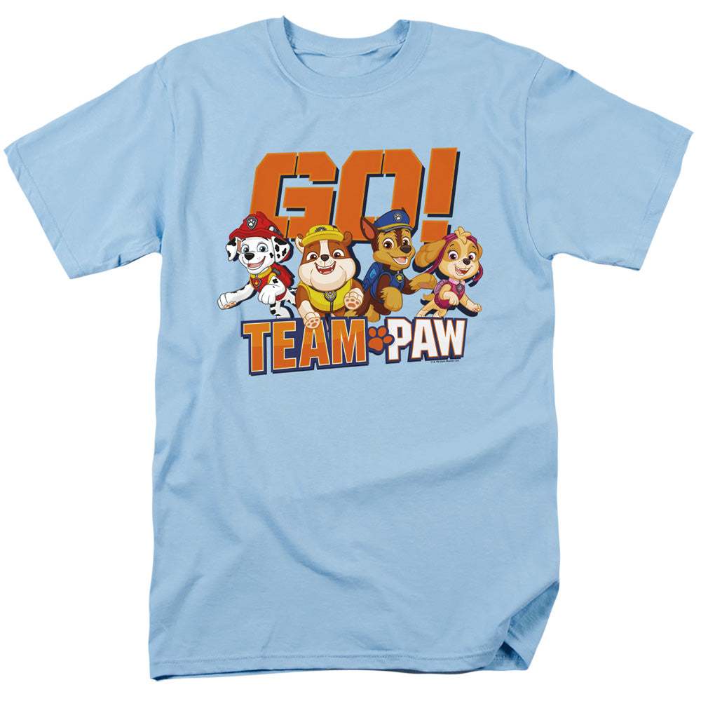 PAW PATROL : GO! TEAM PAW S\S ADULT 18\1 Light Blue 2X