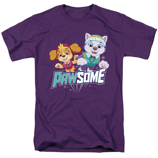 PAW PATROL : PAWSOME SKYE AND EVEREST S\S ADULT 18\1 Purple 2X