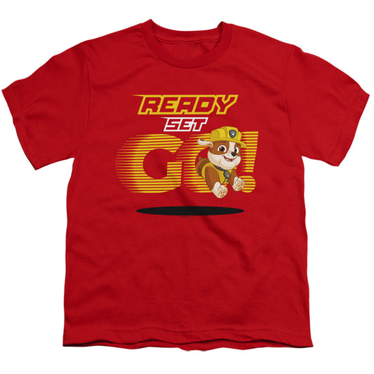 PAW PATROL : READY SET GO! RUBBLE S\S YOUTH 18\1 Red XS