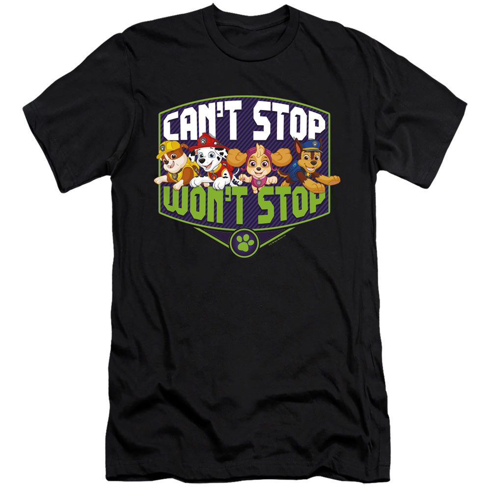 PAW PATROL : CAN'T STOP WON'T STOP  PREMIUM CANVAS ADULT SLIM FIT 30\1 Black 2X