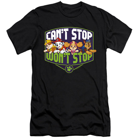 PAW PATROL : CAN'T STOP WON'T STOP  PREMIUM CANVAS ADULT SLIM FIT 30\1 Black 2X