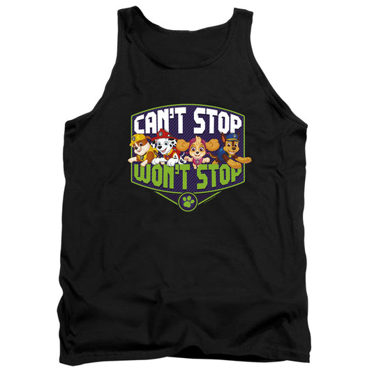 PAW PATROL : CAN'T STOP WON'T STOP ADULT TANK Black MD