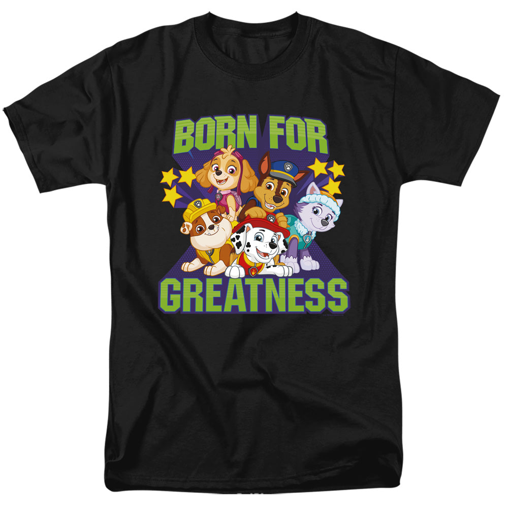 PAW PATROL : BORN FOR GREATNESS S\S ADULT 18\1 Black 2X