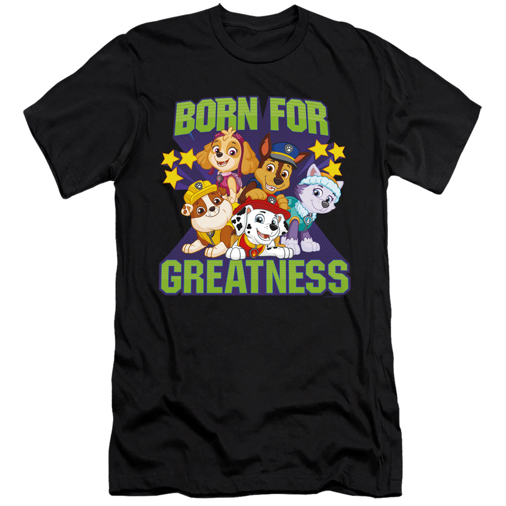 PAW PATROL : BORN FOR GREATNESS  PREMIUM CANVAS ADULT SLIM FIT 30\1 Black 2X