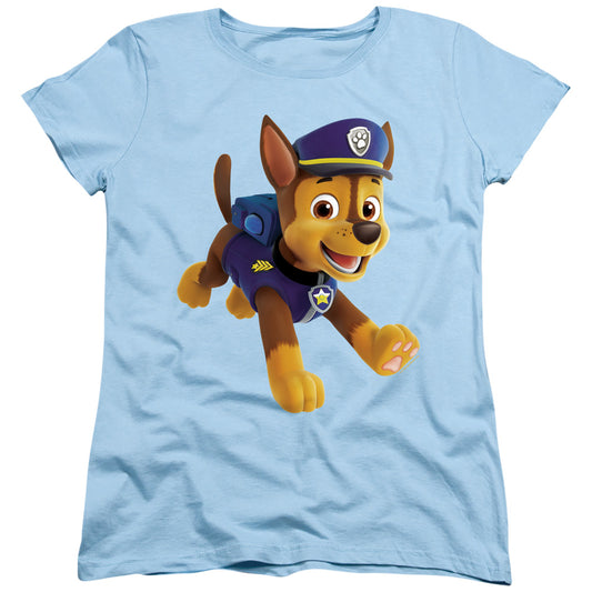 PAW PATROL : CHASE WOMENS SHORT SLEEVE Light Blue 2X