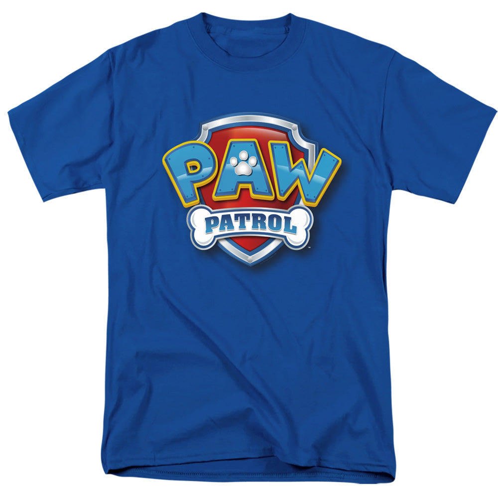 PAW PATROL : 3D LOGO S\S ADULT 18\1 Royal Blue 2X