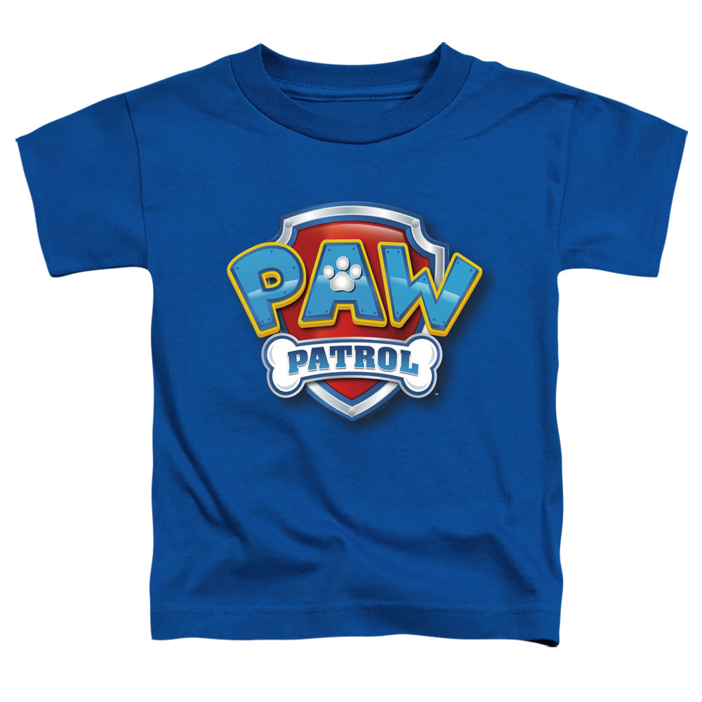 PAW PATROL : 3D LOGO S\S TODDLER TEE Royal Blue LG (4T)