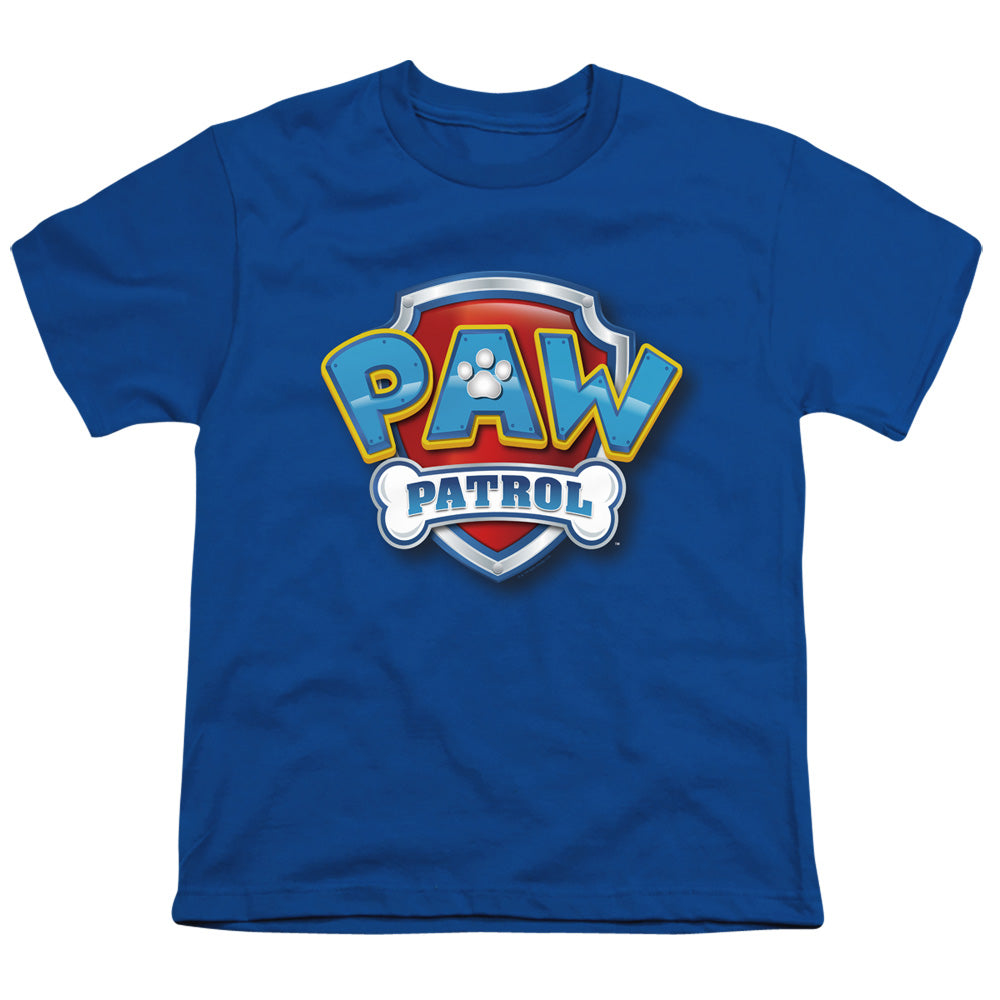 PAW PATROL : 3D LOGO S\S YOUTH 18\1 Royal Blue MD