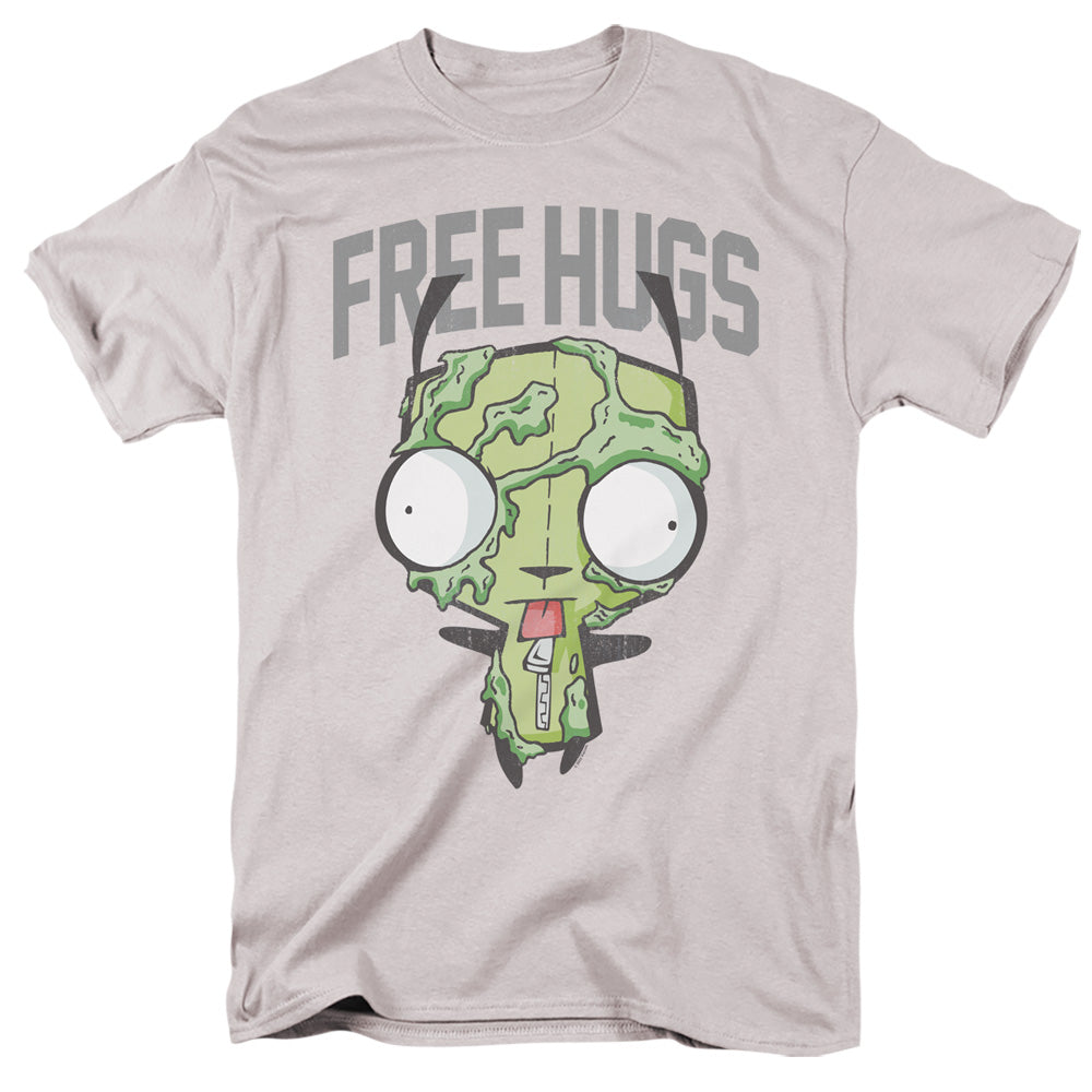 INVADER ZIM : FREE HUGS S\S ADULT 18\1 Silver XL