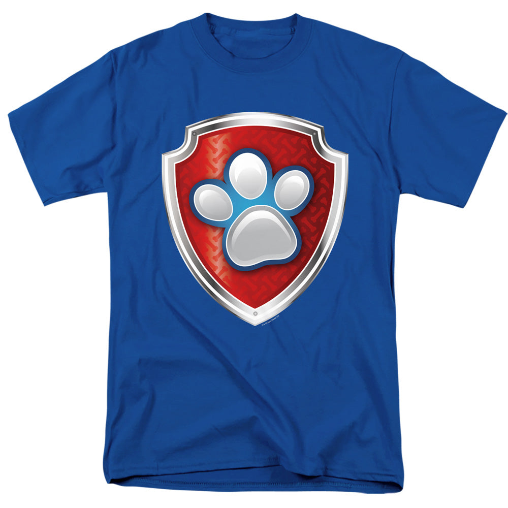 PAW PATROL : BADGE S\S ADULT 18\1 Royal Blue 2X