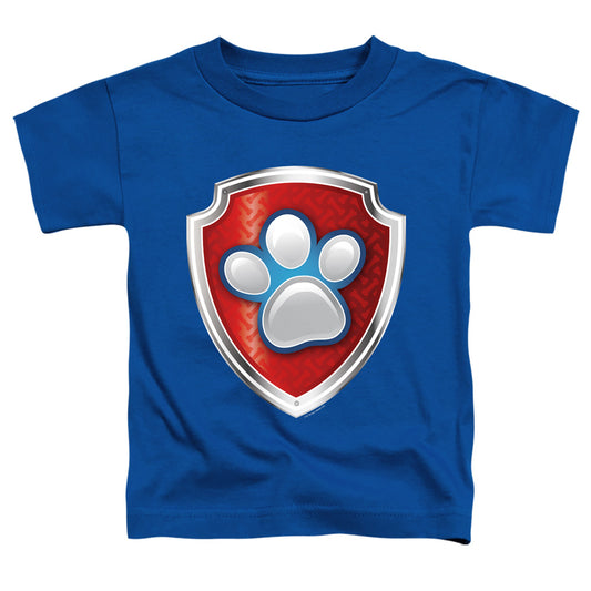 PAW PATROL : BADGE S\S TODDLER TEE Royal Blue MD (3T)