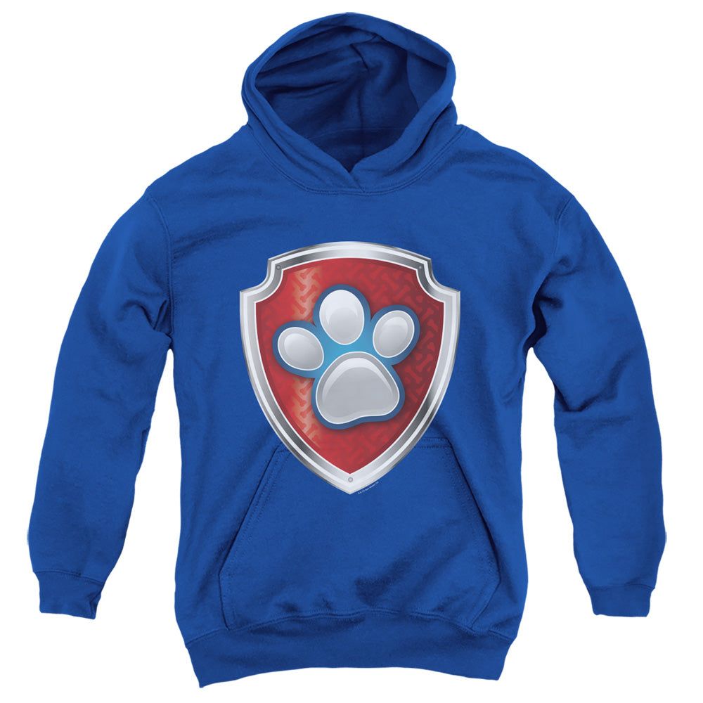 PAW PATROL : BADGE YOUTH PULL OVER HOODIE Royal Blue LG