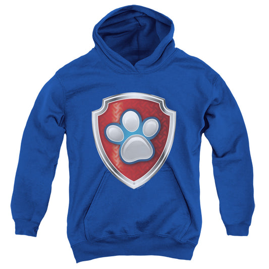 PAW PATROL : BADGE YOUTH PULL OVER HOODIE Royal Blue XL