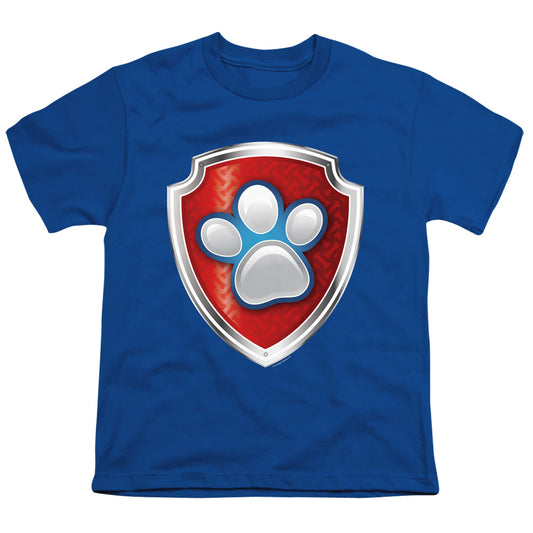 PAW PATROL : BADGE S\S YOUTH 18\1 Royal Blue LG