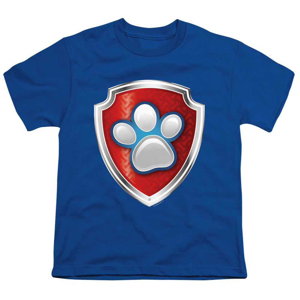 PAW PATROL : BADGE S\S YOUTH 18\1 Royal Blue MD