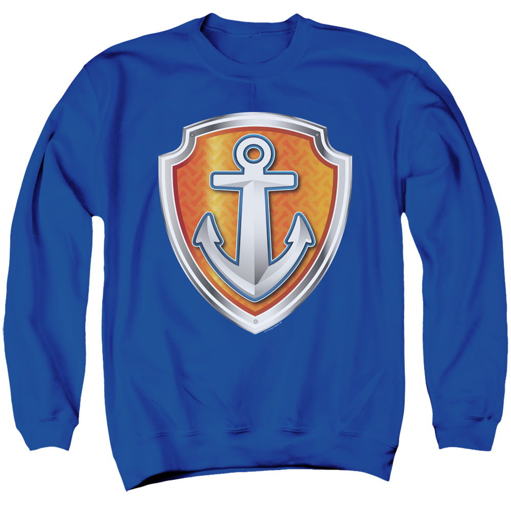 PAW PATROL : ZUMA BADGE ADULT CREW SWEAT Royal Blue 2X