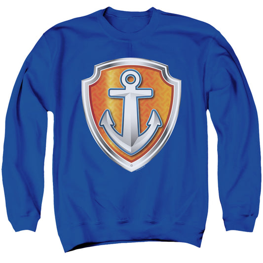 PAW PATROL : ZUMA BADGE ADULT CREW SWEAT Royal Blue 3X