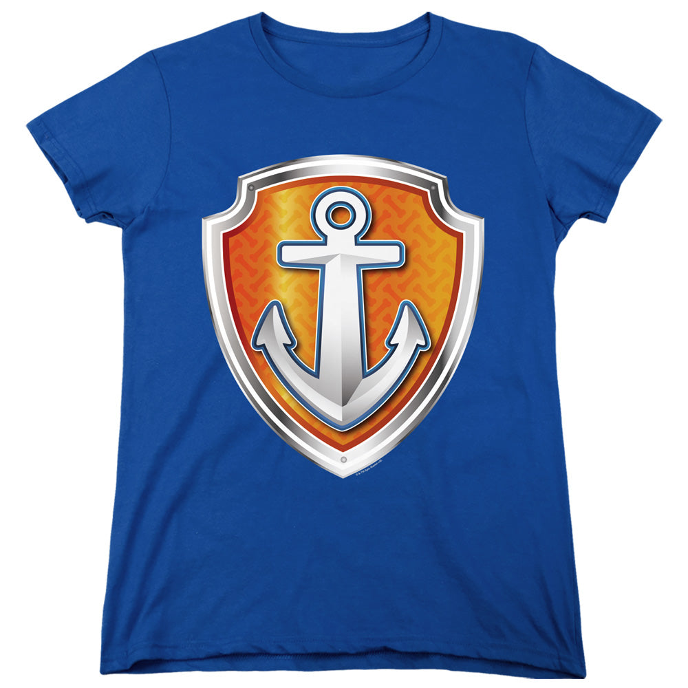 PAW PATROL : ZUMA BADGE WOMENS SHORT SLEEVE Royal Blue MD