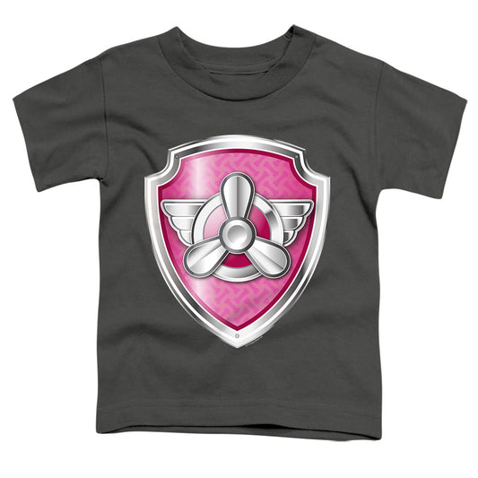 PAW PATROL : SKYE BADGE S\S TODDLER TEE Charcoal MD (3T)