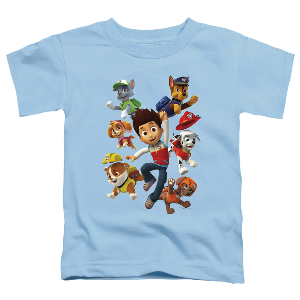 PAW PATROL : RYDER'S PUPS S\S TODDLER TEE Light Blue LG (4T)