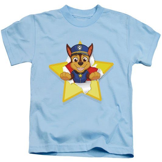 PAW PATROL : CHASE TORN STAR S\S JUVENILE 18\1 Light Blue LG (7)