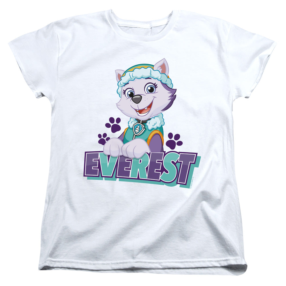 PAW PATROL : EVEREST WOMENS SHORT SLEEVE White 2X