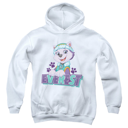 PAW PATROL : EVEREST YOUTH PULL OVER HOODIE White LG